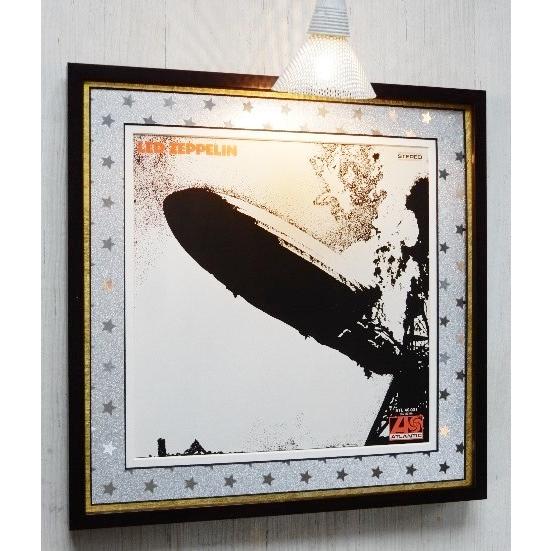 レッド・ツェッペリン 1st/名盤 レコジャケ ポスター 額入り/Led