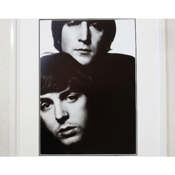 ポール・マッカートニー/ジョン・レノン/1965/アート ピクチャ- 額装