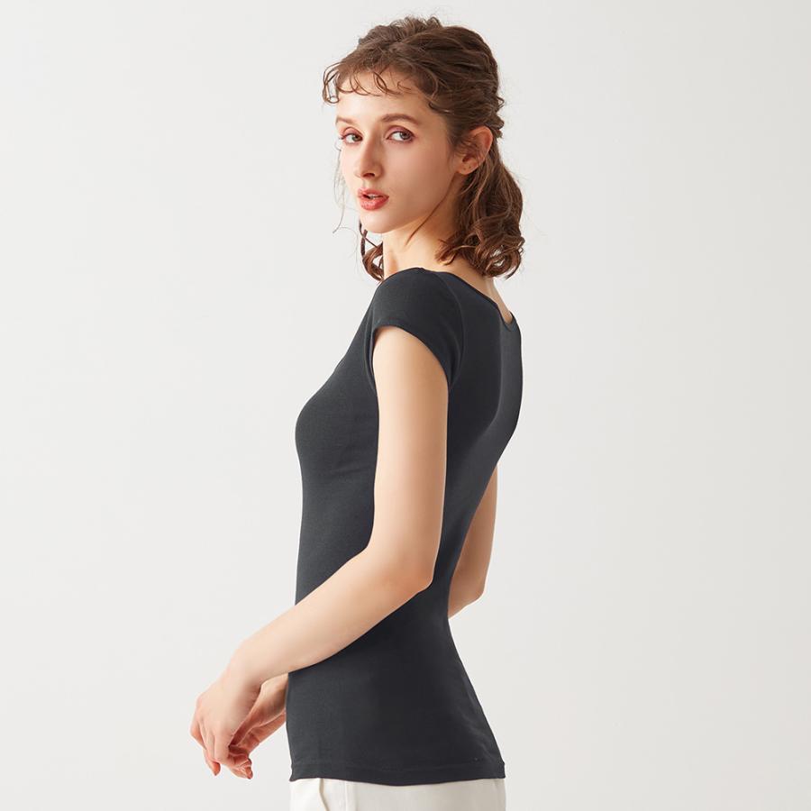 Tuche グンゼ フレンチ袖インナー レディース 年間 トゥシェ 綿100