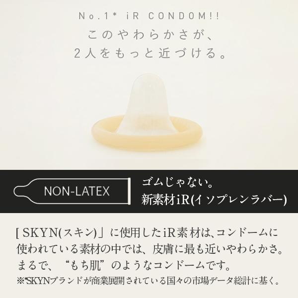 不二ラテックス SKYN 10個入り アイアール スキン コンドーム 避妊具