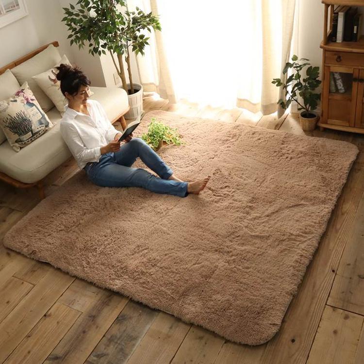 シャギー ラグ 洗える じゅうたん 1.5畳 カーペット 防音 オール