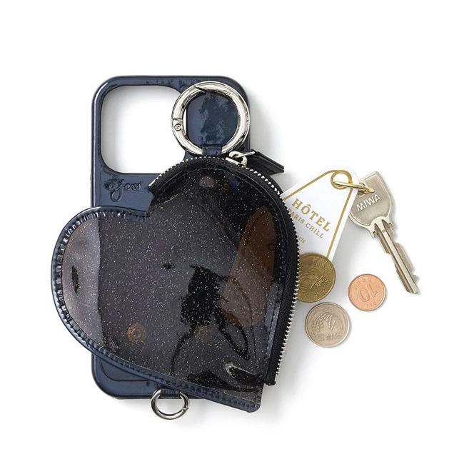 ajew（エジュー） iPhone対応 ajew PVC heart planet pocket case