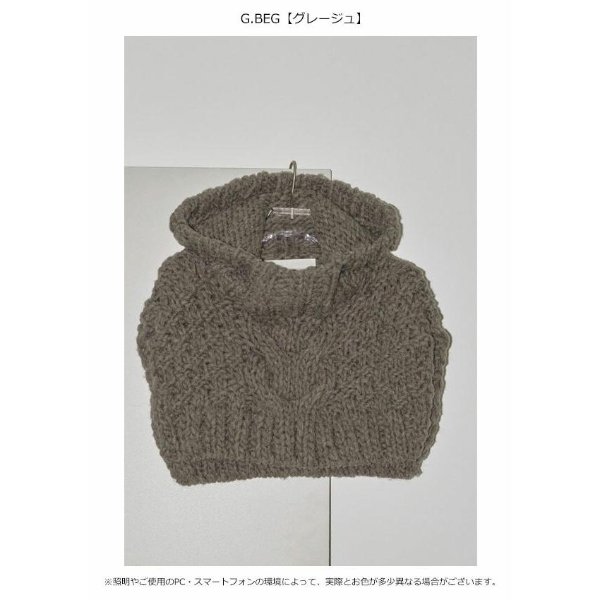 TODAYFUL トゥデイフル 2024winter 小物 Hand Knit Balaclava ハンド
