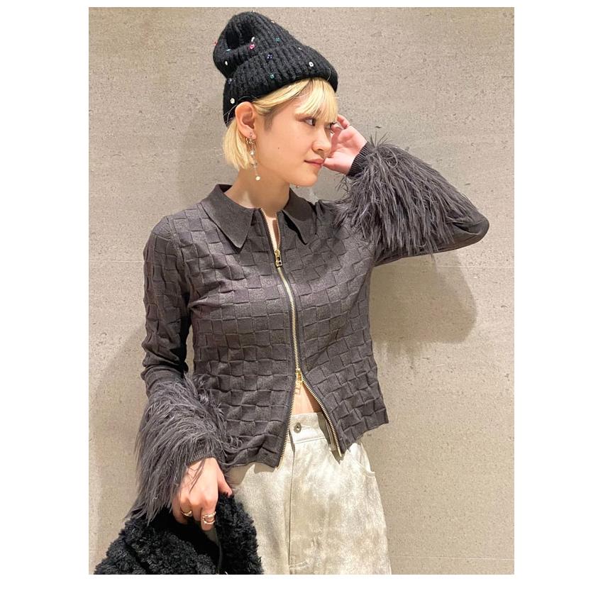 FURFUR（ファーファー） SALE30%OFF トップス 24秋冬 フェザースリーブ