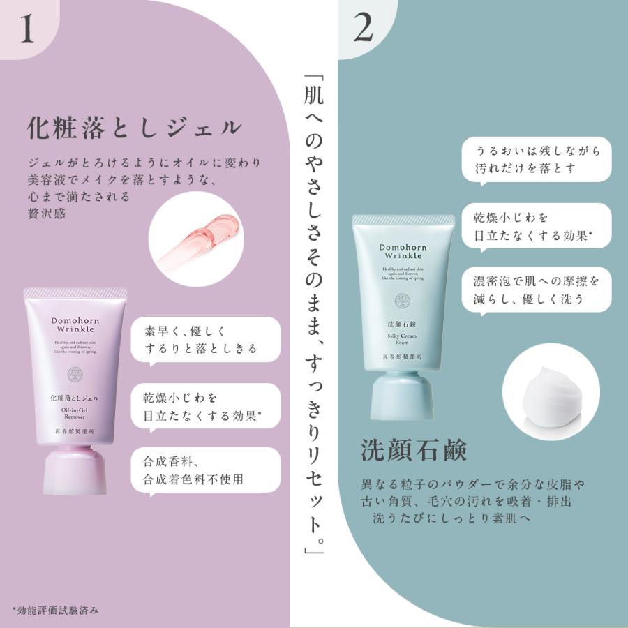 ドモホルンリンクル（Domohorn Wrinkle） 公式 8点ハーフセット 約1か