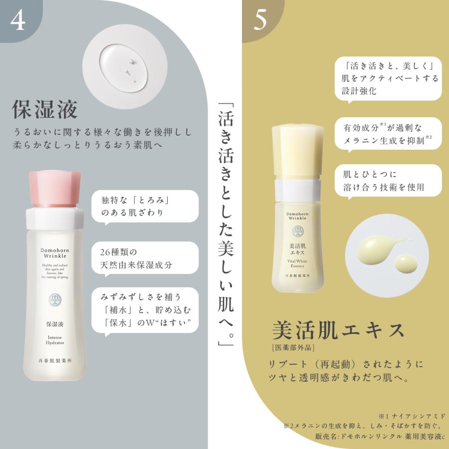 ドモホルンリンクル（Domohorn Wrinkle） 公式 8点セット 約2か月分