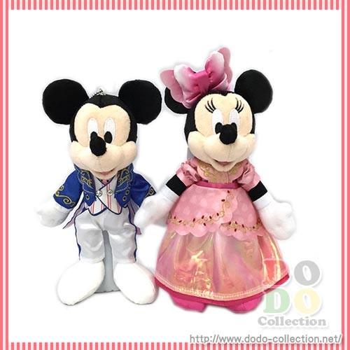 Disney（ディズニー） ミッキー＆ミニー ぬいぐるみバッジ ペアセット