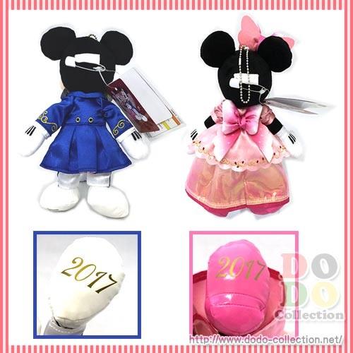 Disney（ディズニー） ミッキー＆ミニー ぬいぐるみバッジ ペアセット