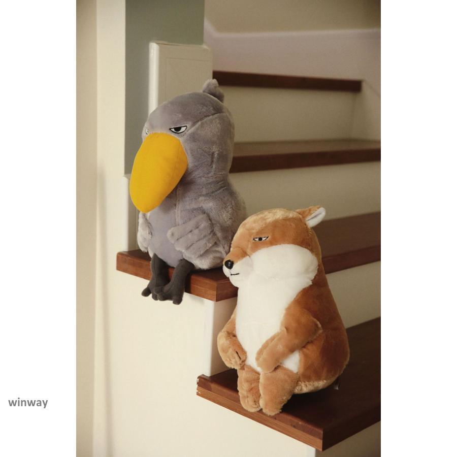 ぬいぐるみ ハシビロコウ 鳥ぬいぐるみ グッズ 動物 雑貨 置物 リアル