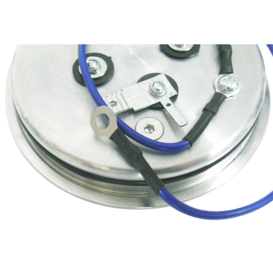 9穴用 ビレット アルミポリッシュ ホーンボタン 3インチ 76mmタイプ