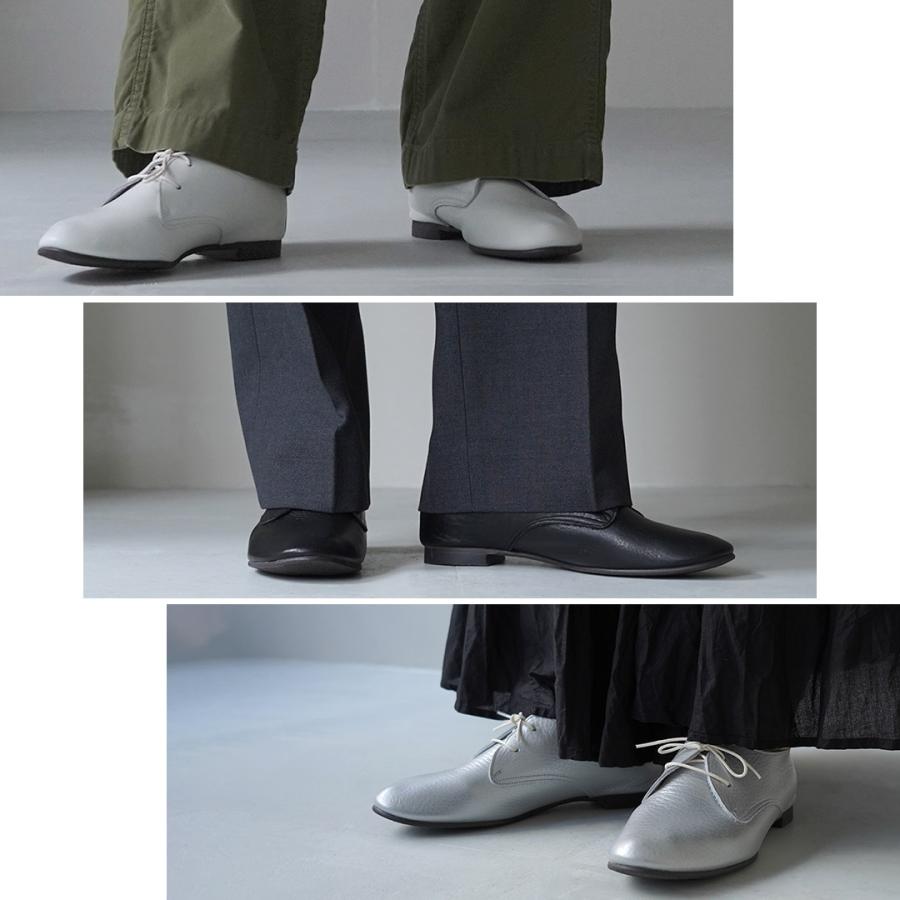 ramble dance（ランブルダンス） シュリンクレザー レースアップ