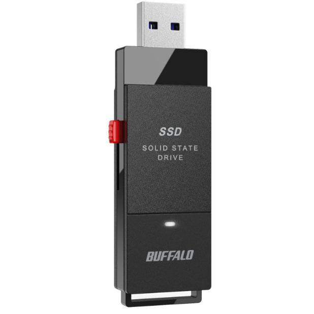 BUFFALO（バッファロー） SSD 外付け 500GB 超小型 コンパクト