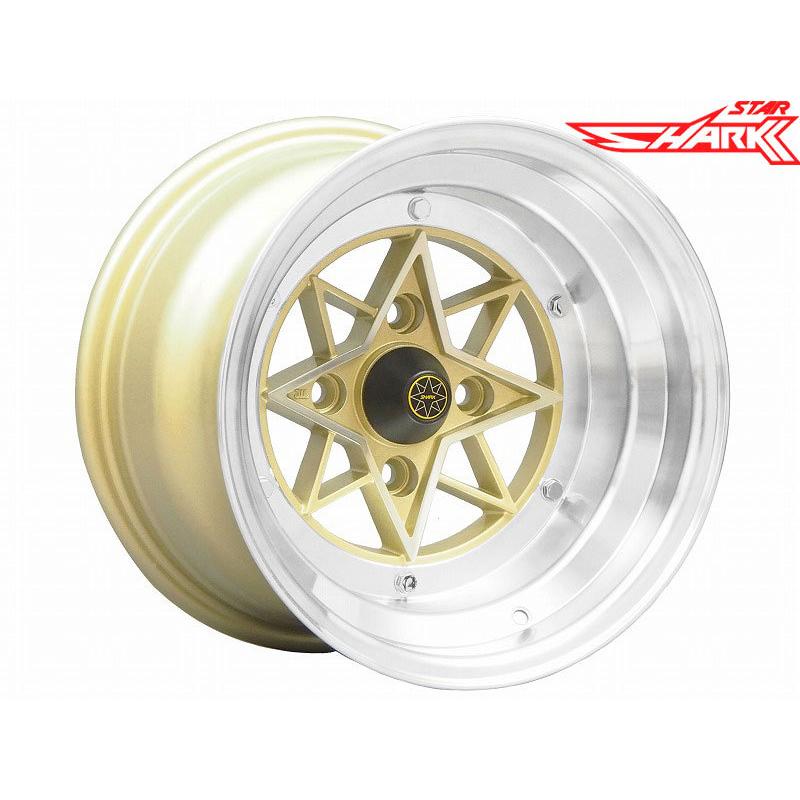 旧車 スターシャーク -26 1490 14インチ 9J 114.3-4H アルミホイール2