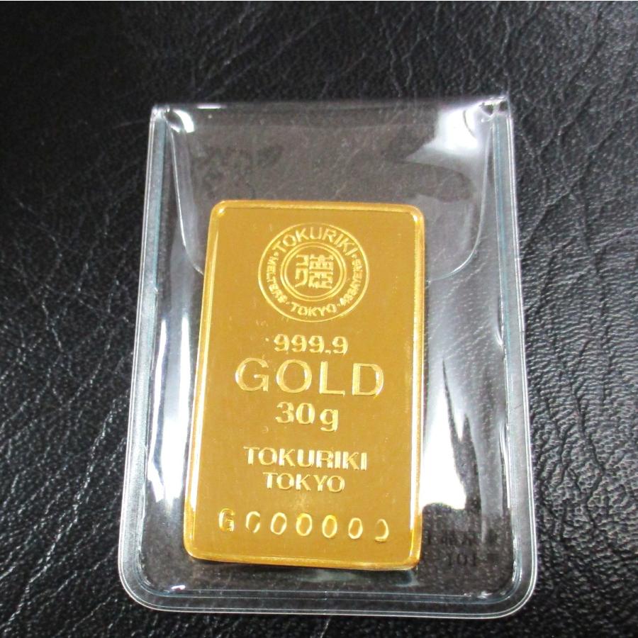 金 インゴット 30g 新品 純金インゴット 徳力本店 公式国際ブランド