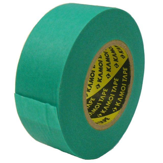 紙テープ】1巻、カモイ マスキングテープミント、巾20mm×長18m