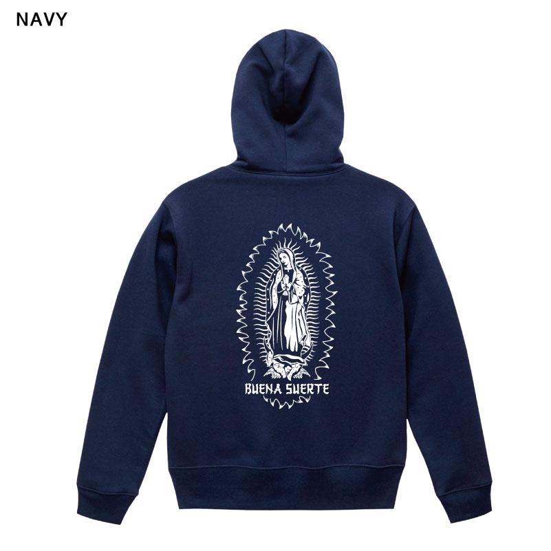 プルオーバーパーカー 裏起毛 グアダルーペ マリア トップス メンズ