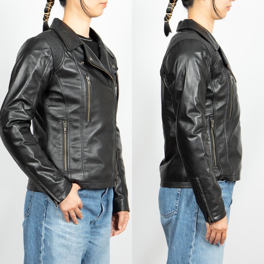 DEGNER（デグナー） レディースレザージャケット ライダース