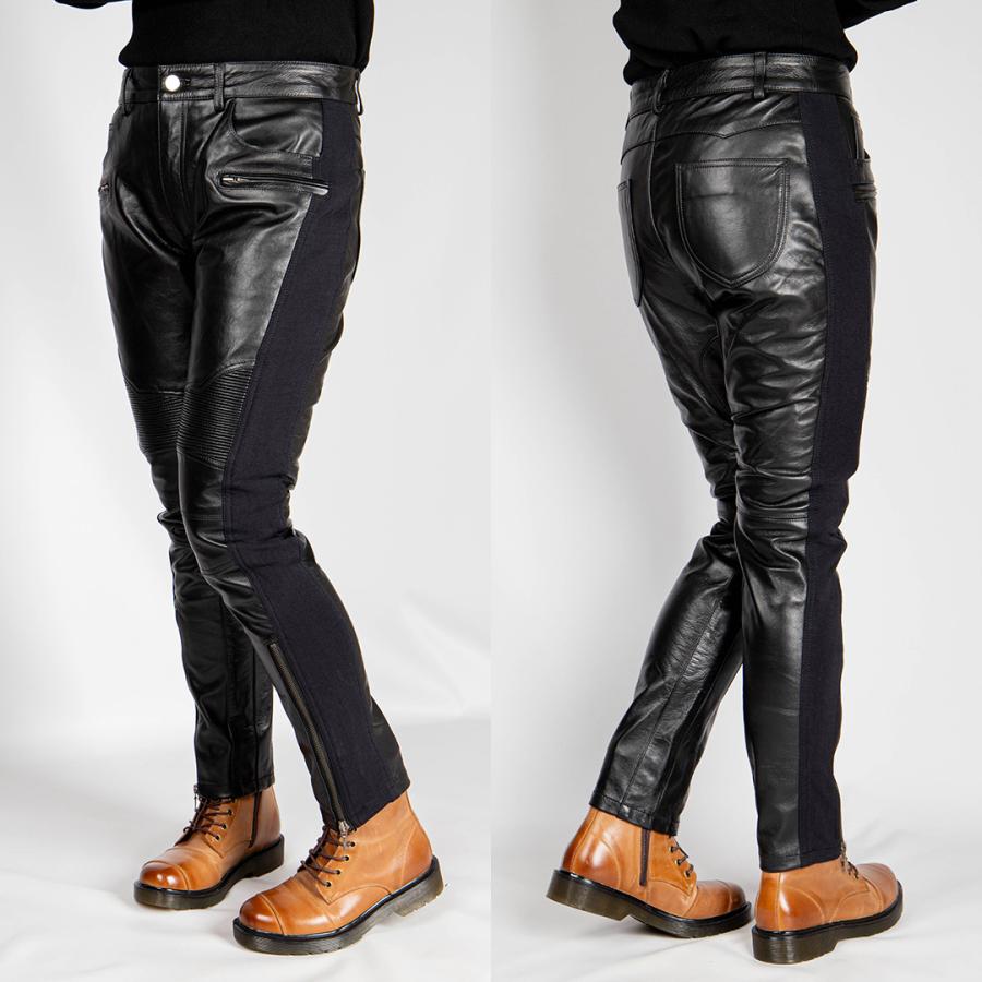DEGNER（デグナー） 革パンツ レザーパンツ スキニー レディース 本革