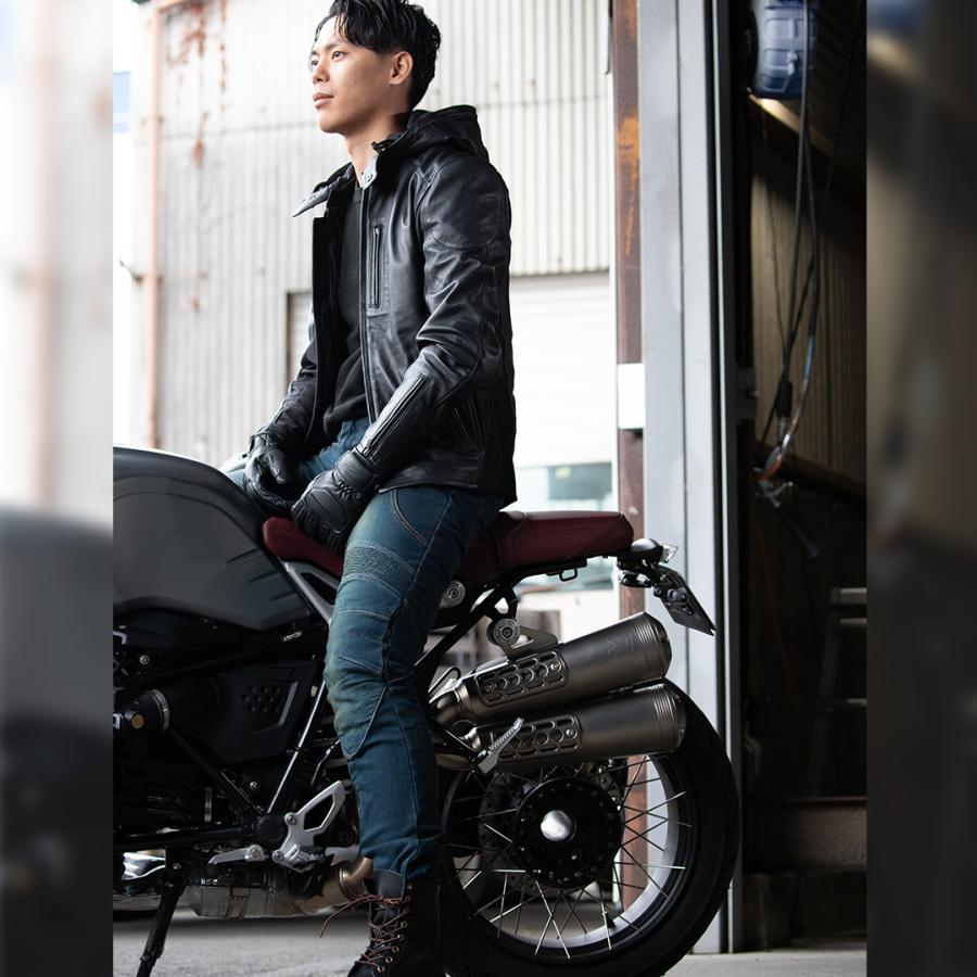 DEGNER（デグナー） フード付きレザージャケット 24SJ-3 ライダース