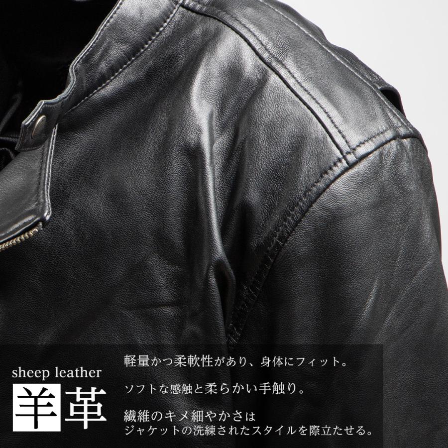 DEGNER（デグナー） メンズ レザージャケット 革ジャン ライディング