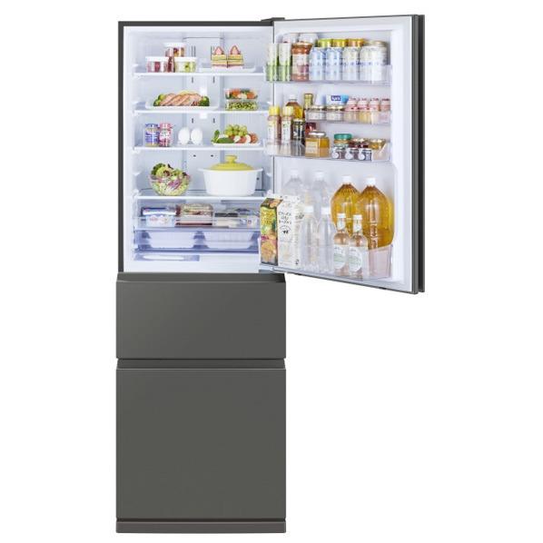 三菱電機（MITSUBISHI ELECTRIC） 三菱 (右開き) 365L 3ドア冷蔵庫 MR