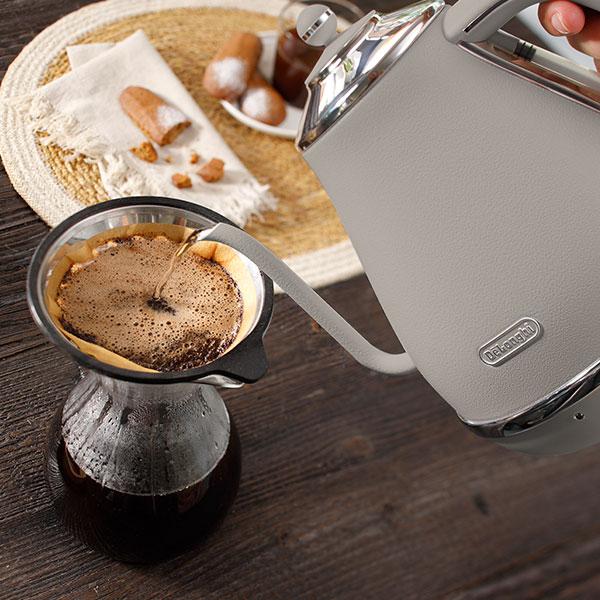 デロンギ（DeLonghi） 電気ケトル 直営店限定モデル アイコナ 温度設定