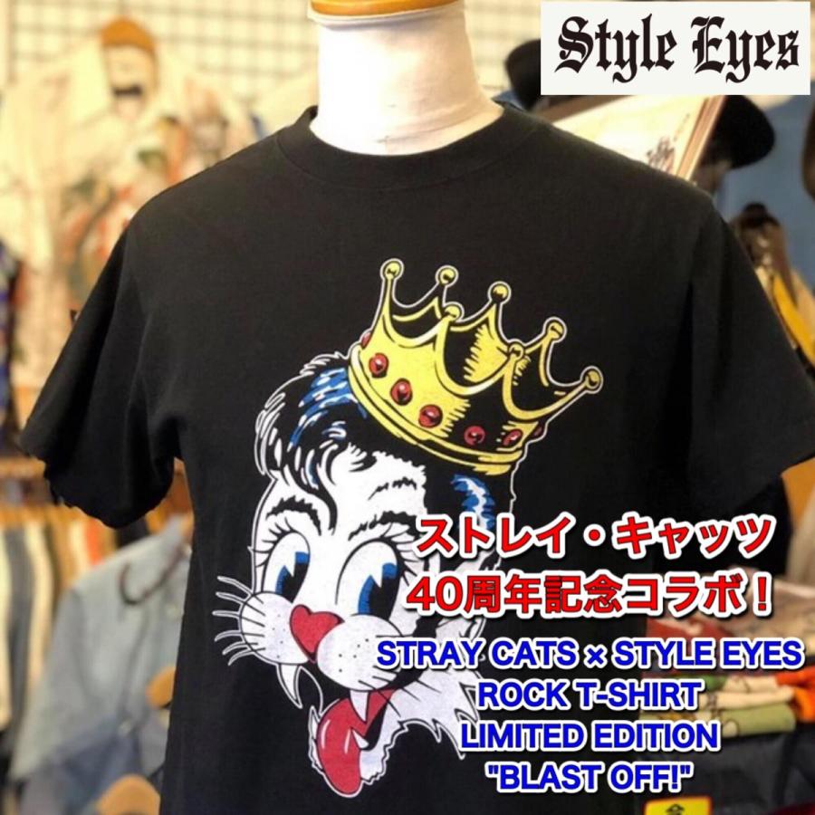 STYLE EYES（スタイルアイズ） STRAY CATS × STYLE EYES ROCK T-SHIRT