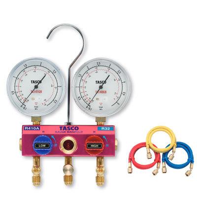 イチネンTASCO TASCO イチネンタスコ R410A R32ゲージマニホールド