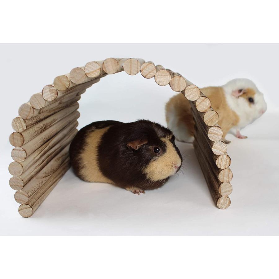 並行輸入品】 柔軟な木製隠れ家 - 特大 ハウス トンネル スロープ 橋