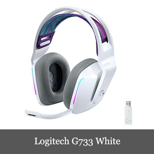 ロジテック Logitech G733 White ゲーミングヘッドセット LIGHTSPEED