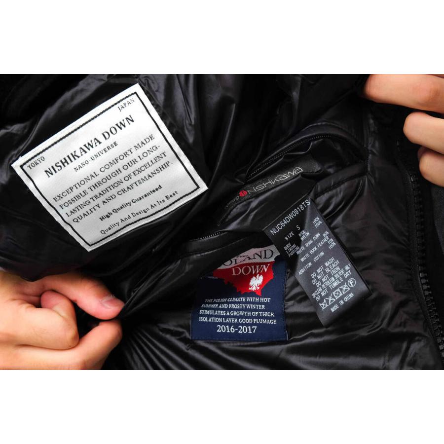 nano universe ナノユニバース ダウンジャケット NUC64DW0918TS 西川