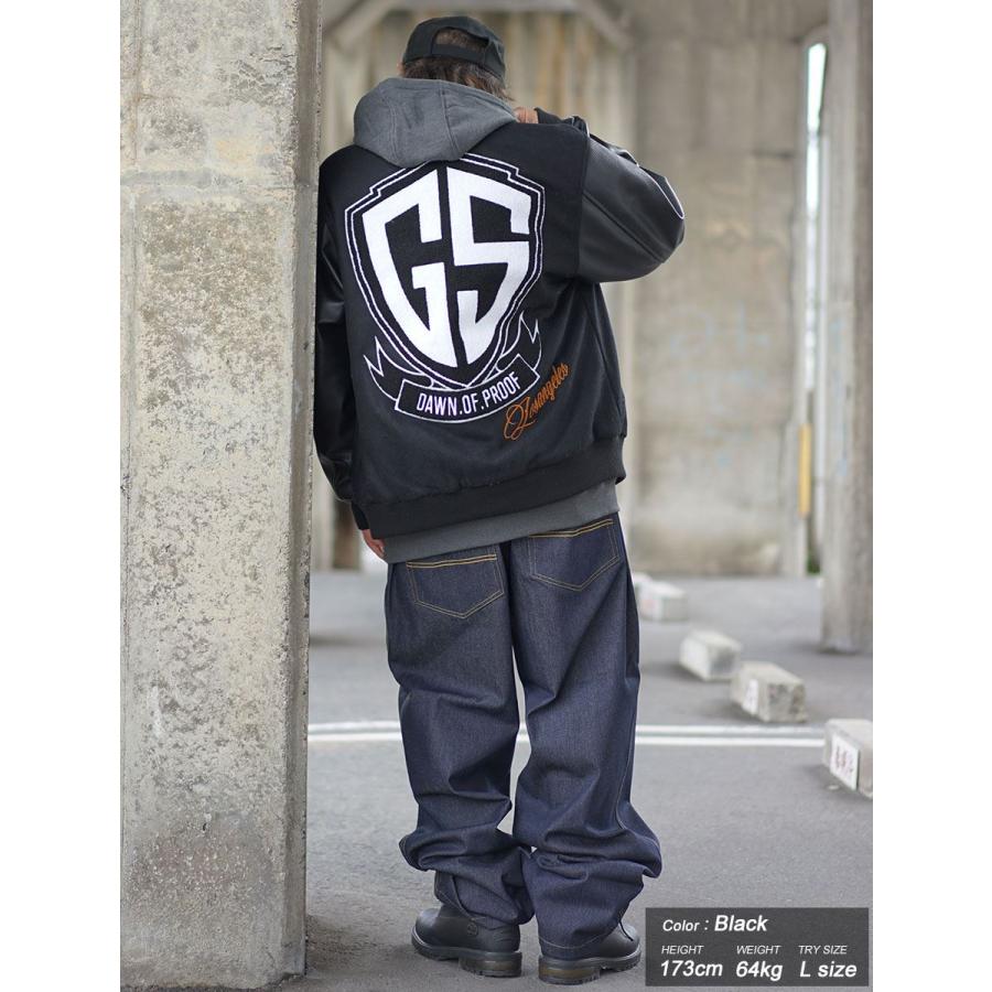 DOPE（ドープ） スタジャン スタジアムジャンパー メンズ メルトン PU