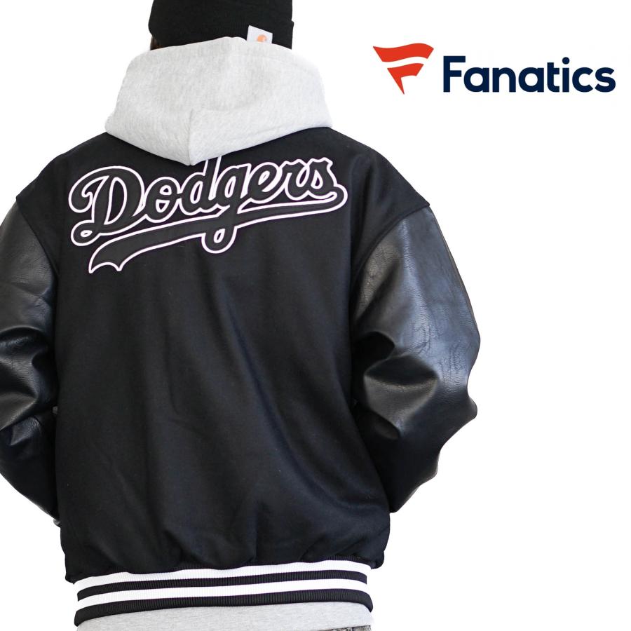 Fanatics（ファナティクス） スタジャン メンズ 中綿 メルトン×PU