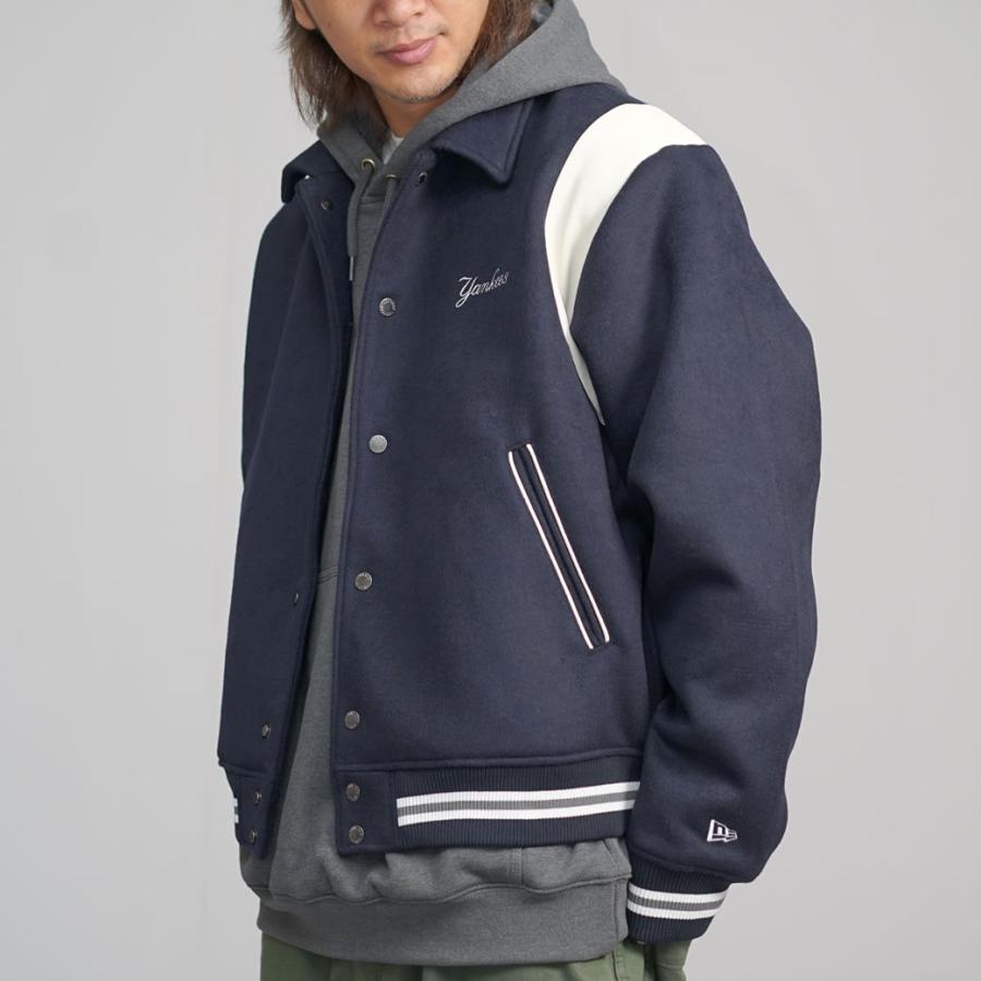 NEW ERA（ニューエラ） スタジャン メンズ ウール 中綿 アウター