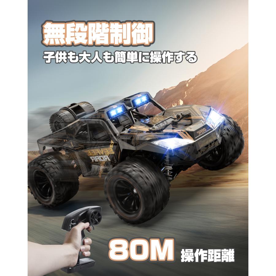 DEERC ラジコン ラジコンカー オフロード リモコンカー 4WD 高速 1/14