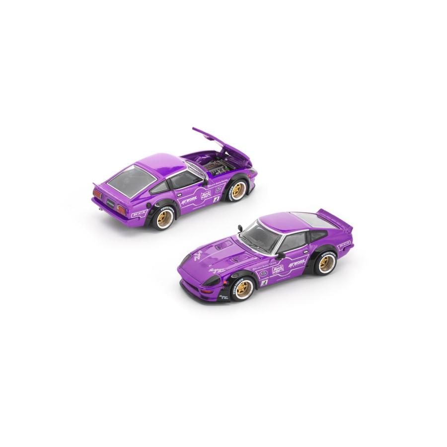 POP RACE x Enigma 1/64 パンデム 280ZX パープル Pandem Purple