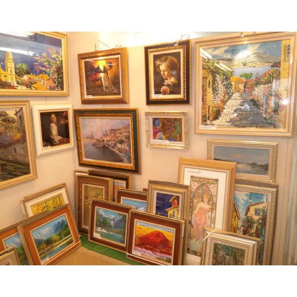 絵画 油絵 小澤勇寿郎 作 パリの街 8号サイズ インテリア 定価160000円