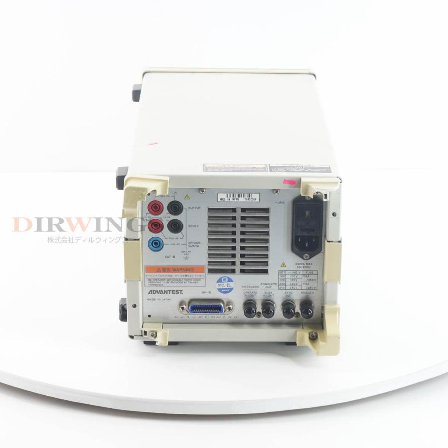 JB]USED 保証なし ADVANTEST R6243 DC VOLTAGE CURRENT SOURCE/MONITOR