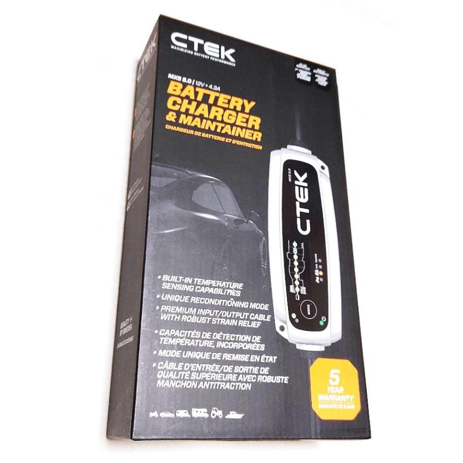 CTEK（シーテック） 最新 バッテリーチャージャー MXS 5.0 5A 充電器