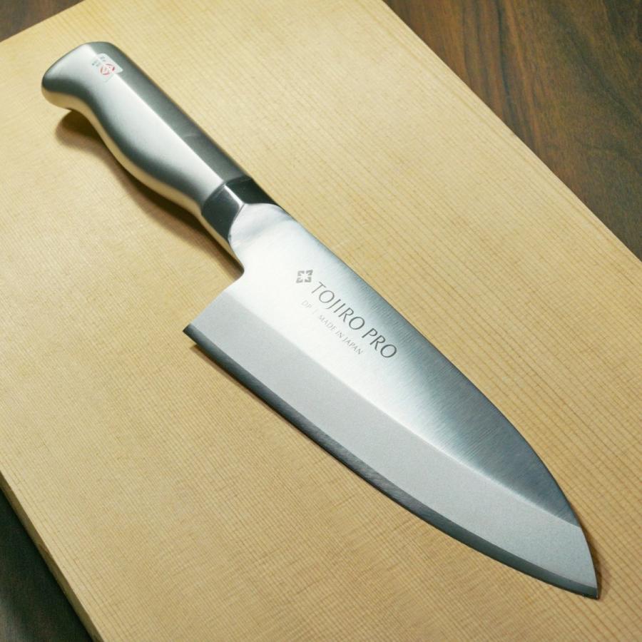 藤次郎 包丁 出刃 180mm V金10号 オールステンレス TOJIRO PRO 和包丁