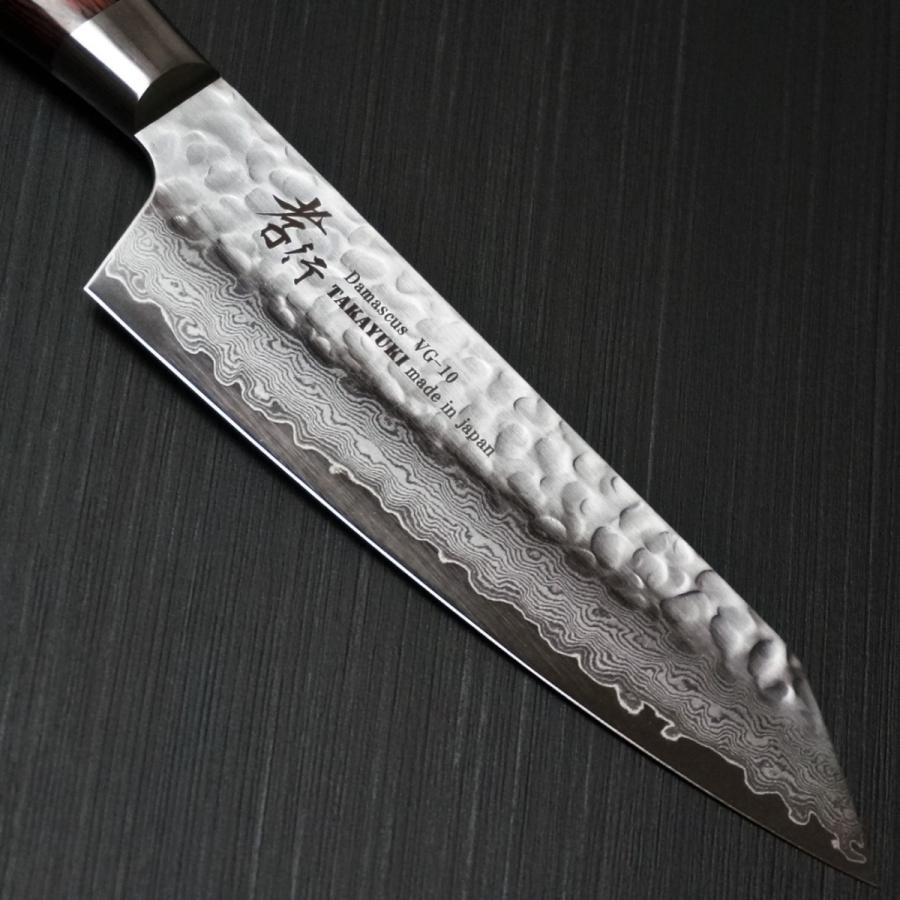 堺孝行 銀河 ZA-18 ダマスカス鋼 剣型牛刀/三徳 【最高級ステンレス