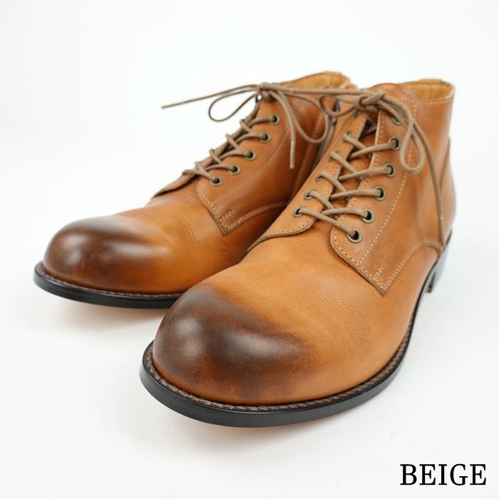 PADRONE（パドローネ） チャッカブーツwithサイドジップ チャッカー