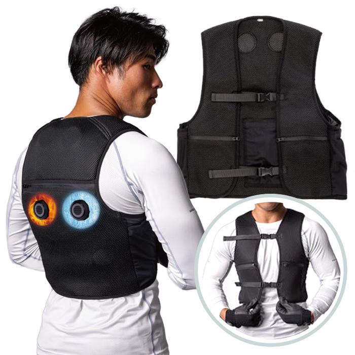 冷暖ペルチェベスト ブラック フリーサイズ （ディック