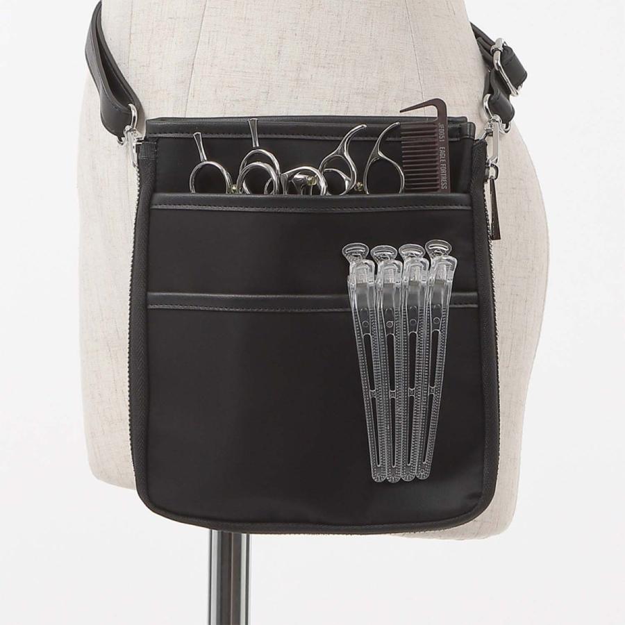 ABBEY オリジナル コラボ ナイロンシザーケース ブラック ロゴなし