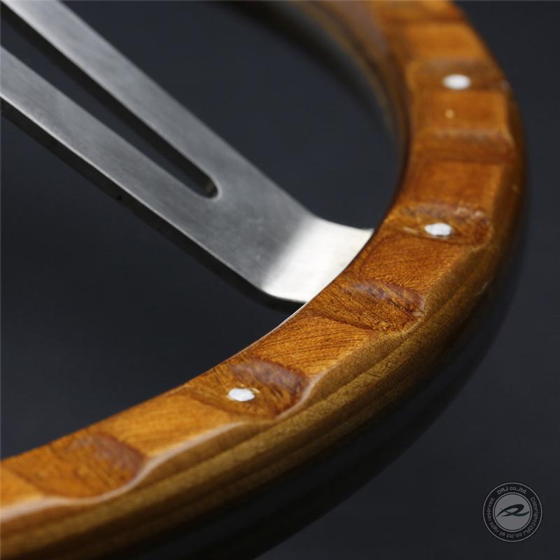 ウッドステアリング 35.5Φ ディープコーン ヴィンテージスタイル