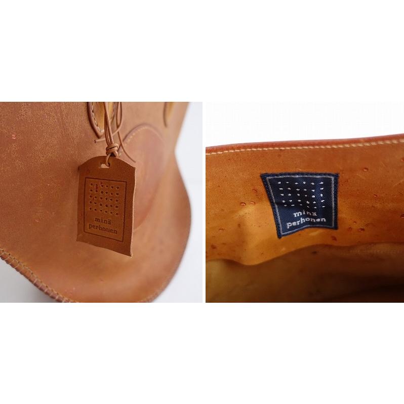 mina perhonen（ミナペルホネン） *tori bag とりバッグ*ブラウン茶