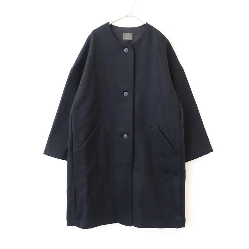未使用/定価2.4万】TANDEY オローネ *マルカコート*黒ブラック無地