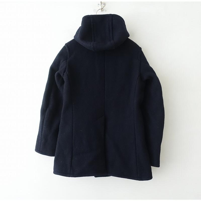 ORCIVAL（オーシバル） *フード付きメルトンシングルボタンピーコート