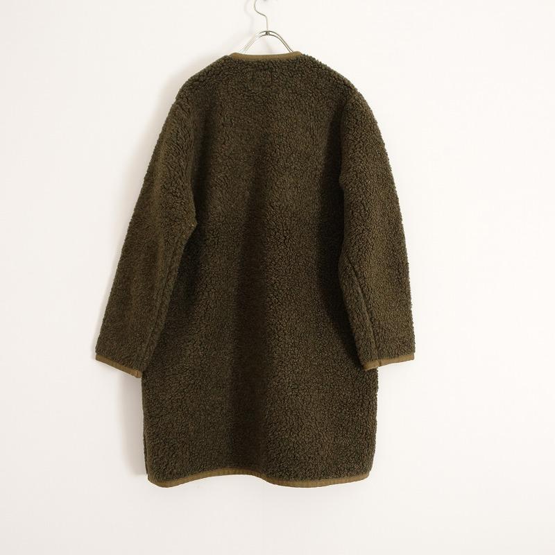 コールドブレーカー COLDBREAKER *ボアコート*XSウール毛カーキ羽織