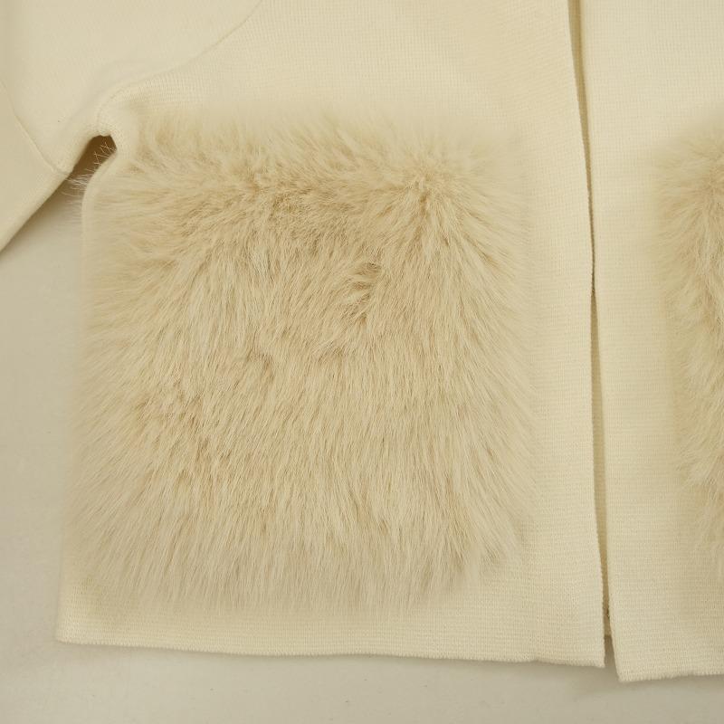 美品/2023/AW/定価4.6万】エストネーション ESTNATION *ファーポケット